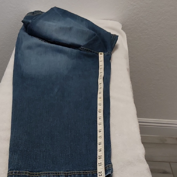 Faded Glory Dark Blue Cropped Jeans - Picture 4 of 4